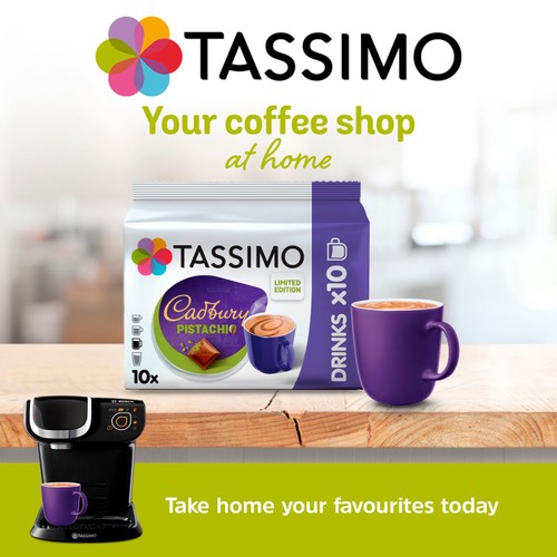 Tassimo Cadbury Pistachio 10 Pods 160g