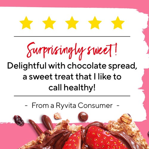 Ryvita Crispbread Fruit Crunch Currant Seed & Oat Crackers 