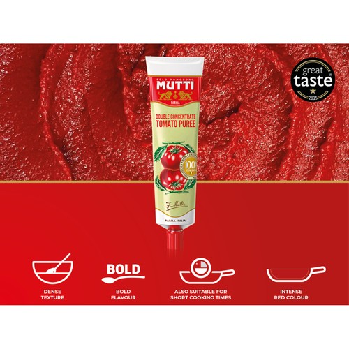 Mutti Double Concentrate Tomato Puree 130g
