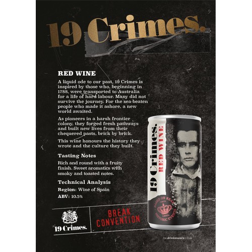 19 Crimes Red 
