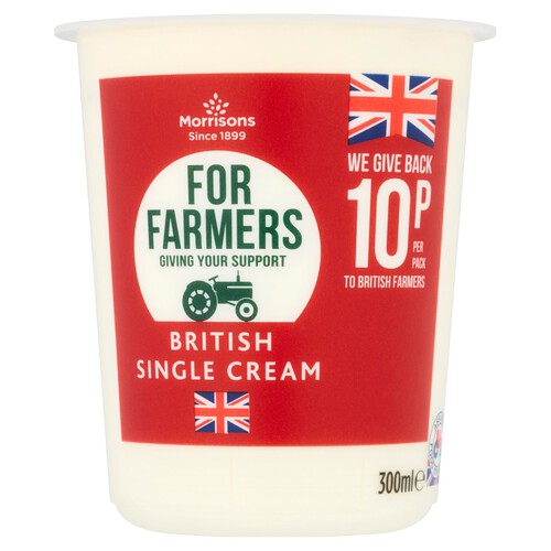 Morrisons For Farmers Single Cream