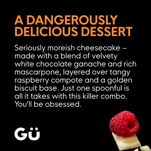 Gu White Chocolate & Raspberry Cheesecake 