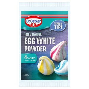Dr. Oetker Free Range Egg White Powder Sachets | Morrisons