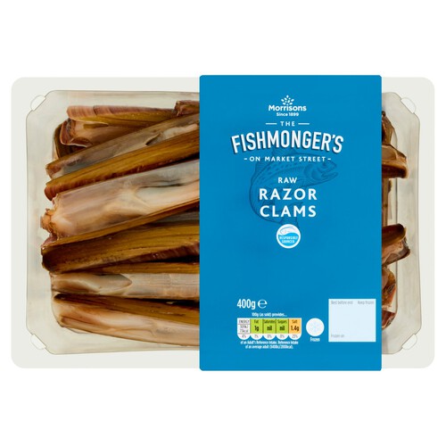 Morrisons Market Street Raw Razor Clams 