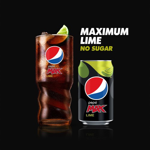 Pepsi Max Lime No Sugar Cola Cans