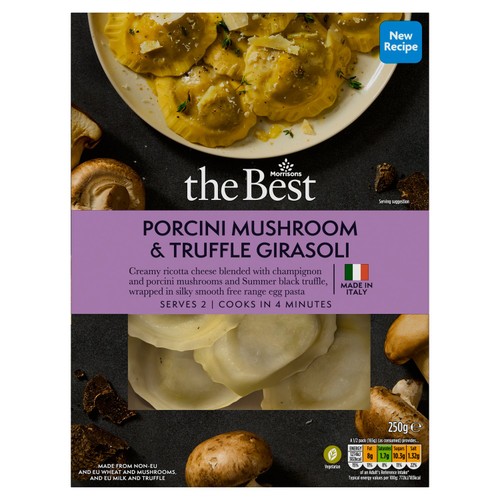 Morrisons The Best Porcini Mushroom & Truffle Girasoli 250g