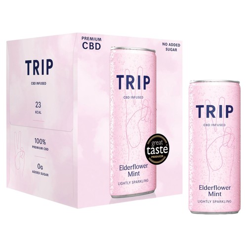 TRIP Elderflower Mint 4 x 250ml