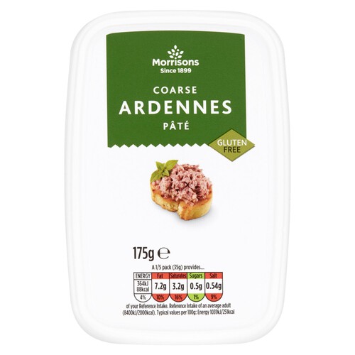 Morrisons Coarse Ardennes Pate Tub