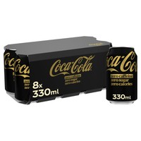 Coca-Cola Zero Sugar Zero Caffeine 8 x 330ml