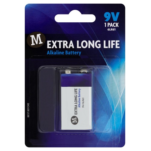 Morrisons extra long life alkaline battery