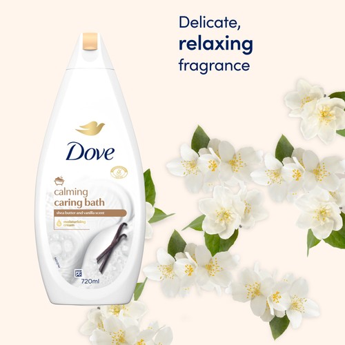 Dove Caring Bath Shea Butter 450ml - Morrisons Online Groceries