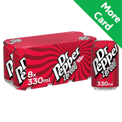 Dr Pepper Zero Cans