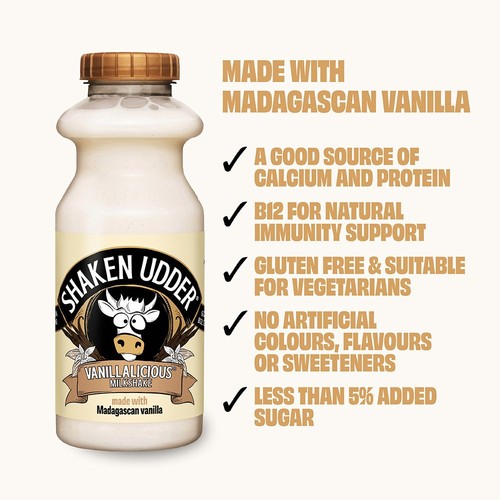 Shaken Udder Vanillalicious Milkshake