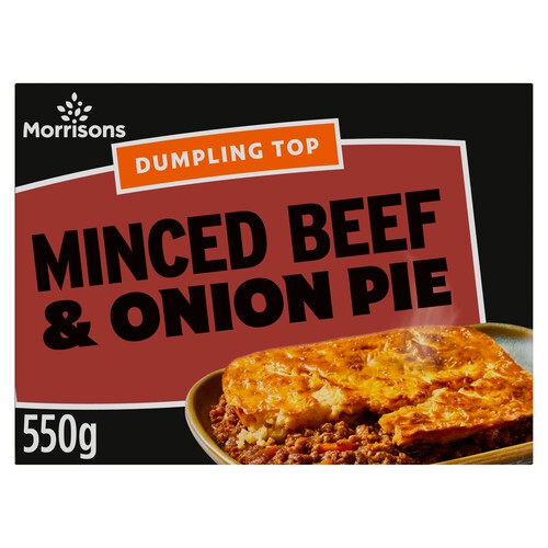 Morrisons Dumpling Top Minced Beef & Onion Pie 