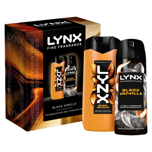Lynx Fine Fragrance Black Vanilla Duo Gift Set