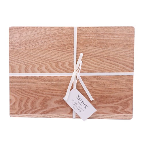 Morrisons Wood Veneer Placemats 