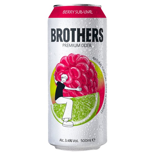 Brothers Its Berry Sublime Cider 3.4% Abv