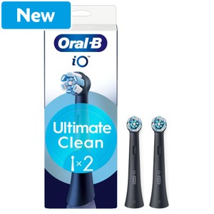 Oral-B iO Ultimate Clean Black Toothbrush Heads x2
