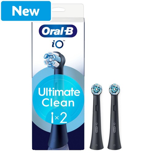 Oral-B IO Ultimate Clean Black Electric Toothbrush Heads 