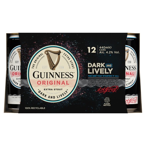 Guinness Original Cans 12x440ml