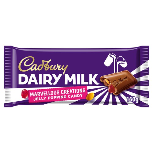 Cadbury Marvellous Creations Jelly Pop Candy Chocolate Bar 