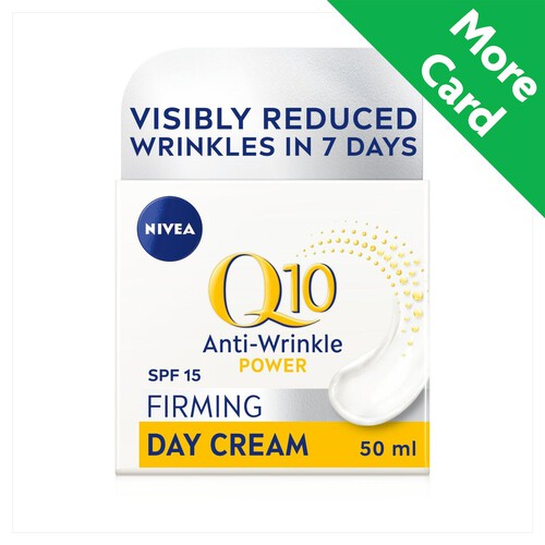 NIVEA Q10 Anti-Wrinkle Day Cream All Skin Types SPF15 