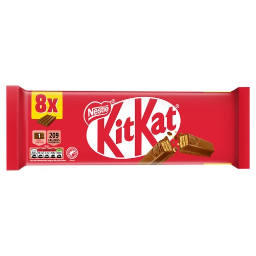 KitKat 4 Finger Milk Chocolate Bar Multipack 8x41.5g