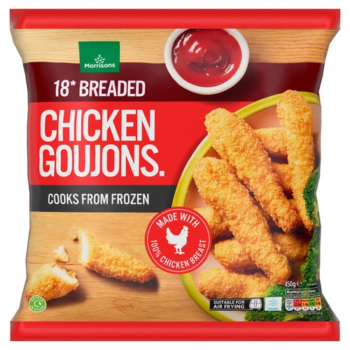 Morrisons 18 Breaded Chicken Goujons