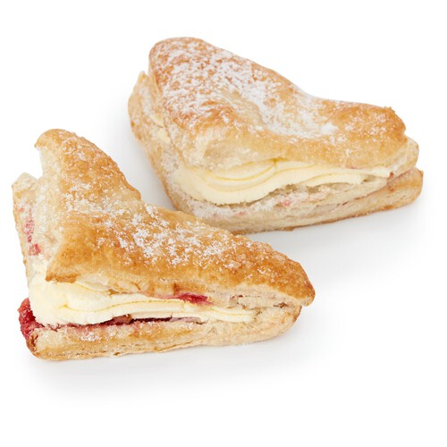 Market Street Fresh Cream Raspberry Turnover