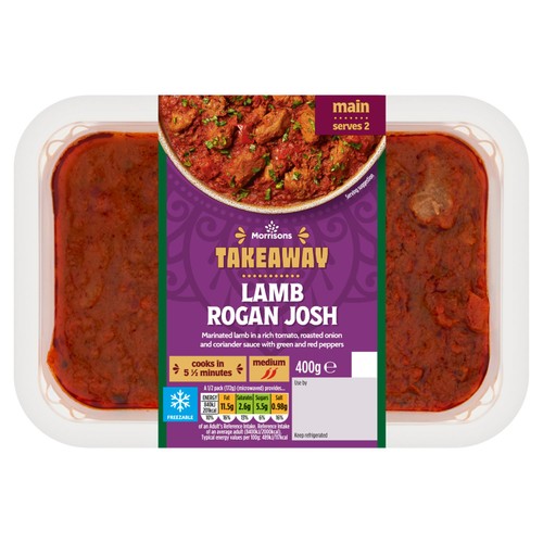 Morrisons Takeaway Lamb Rogan Josh   400g