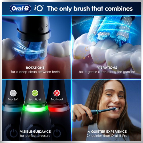 Oral-B Io Series 6 Ultimate Clean Electric Toothbrush Black