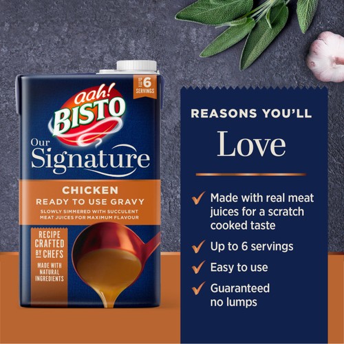 Bisto Signature Chicken Ready To Use Gravy 500ml
