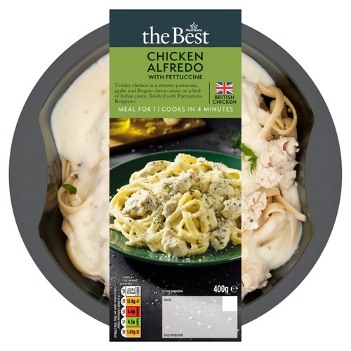 Morrisons Best Chicken Alfredo with Fettuccine