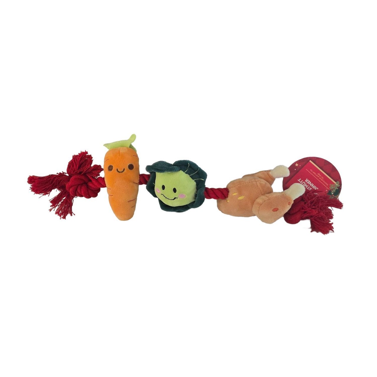 Food Save Rope Morrisons Festive Dinner Plush Rope Tug Dog Toy - Morrisons Online ...