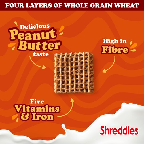 Nestle Shreddies Peanut Butter 580G