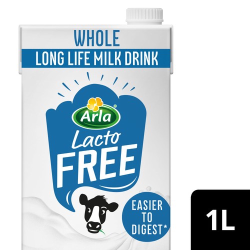 Lactofree Whole Long Life UHT Milk 1L - Morrisons Online Groceries