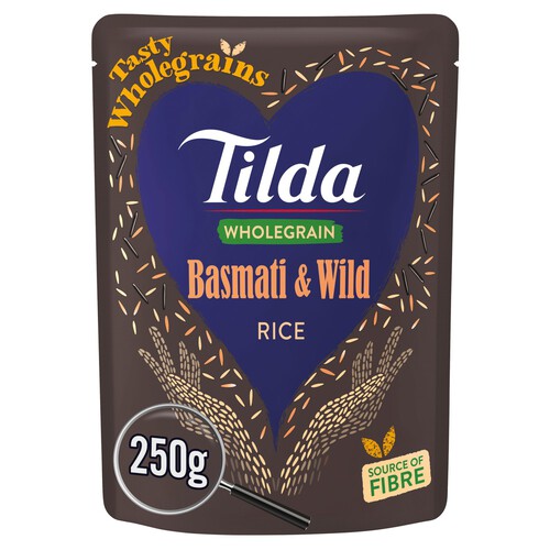 Tilda Microwave Brown Basmati and Wild Rice