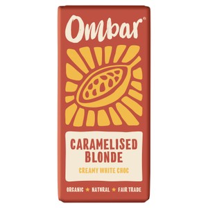 Ombar Blonde Caramelised white Choco Bar 70g