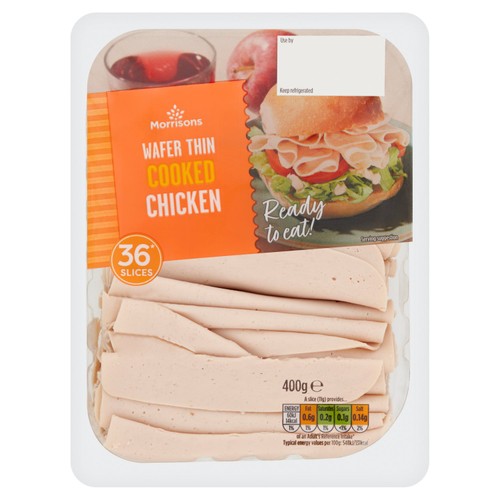 Morrisons wafer thin cooked chicken