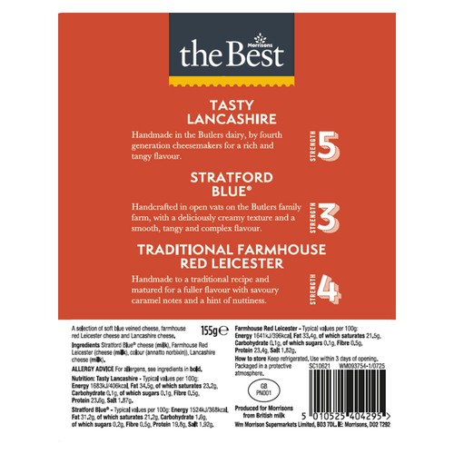 Morrisons The Best British Cheeseboard Collection   155g