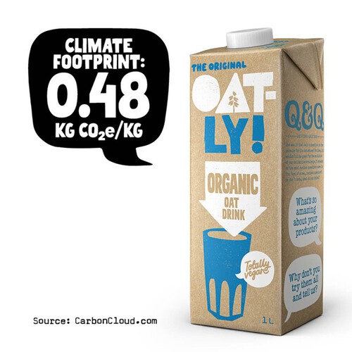 Oatly Long Life Organic Oat Milk Alternative