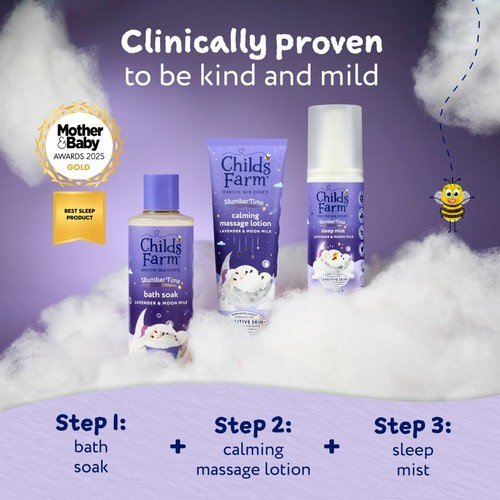 Childs Farm Slumbertime Bath Soak Lavender & Moon Milk