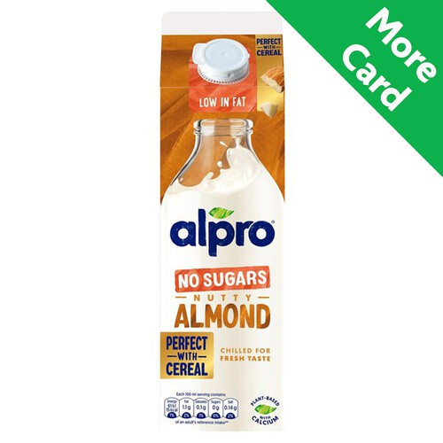 Alpro Almond No Sugars Chilled Drink