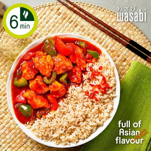 Wasabi Chilli & Garlic Szechuan Chicken With Rice 400G