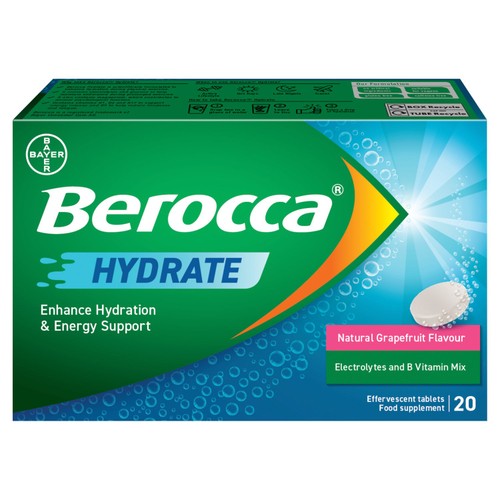 Berocca Hydrate Grapefruit 20 Pack
