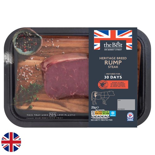 Morrisons The Best British Rump Steak 255G