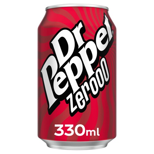 Dr Pepper Zero Cans