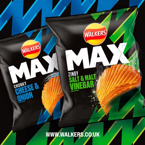 Walkers Max Cheese & Onion Crisps