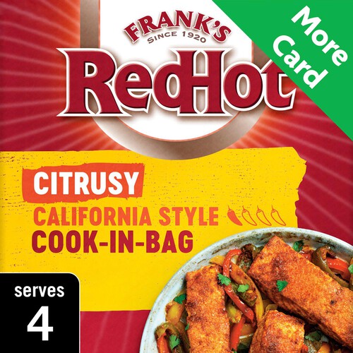 Frank's Citrussy California Style Cook In Bag 