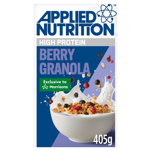 Morrisons Applied Nutrition High Protein Granola Berries 405G
